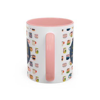 Shhh I'm Meditating - Accent Coffee Mug (11, 15oz)