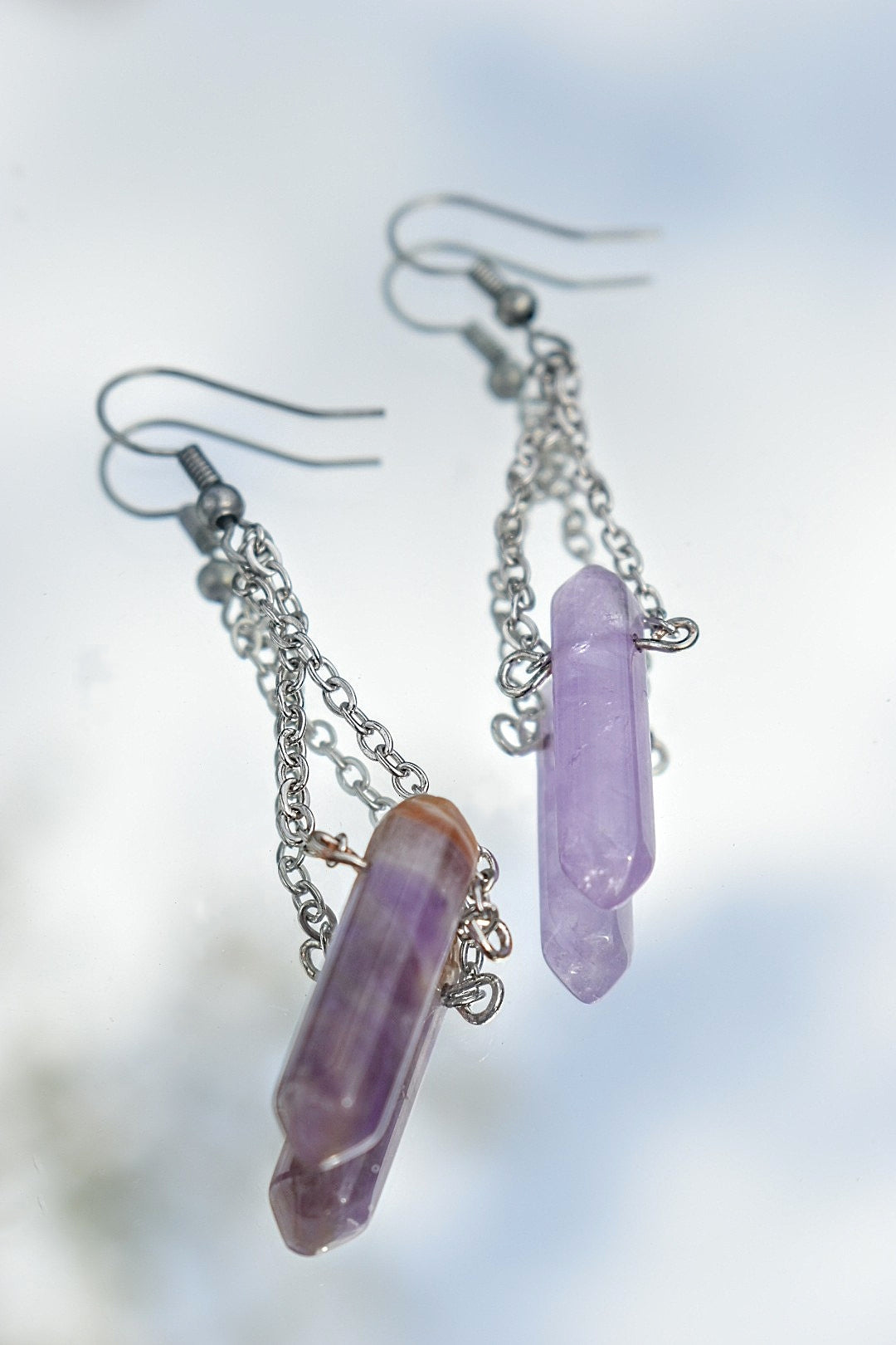 Amethyst Swing Earrings